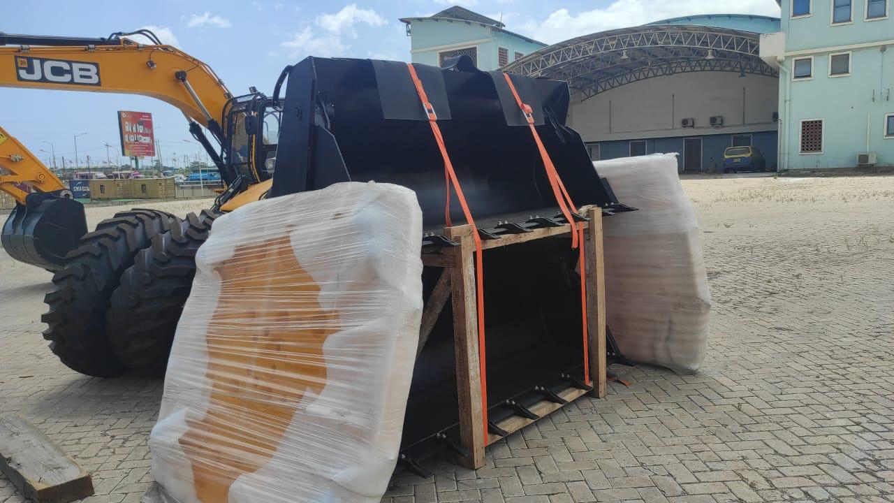 Wheeled Loader on Yard