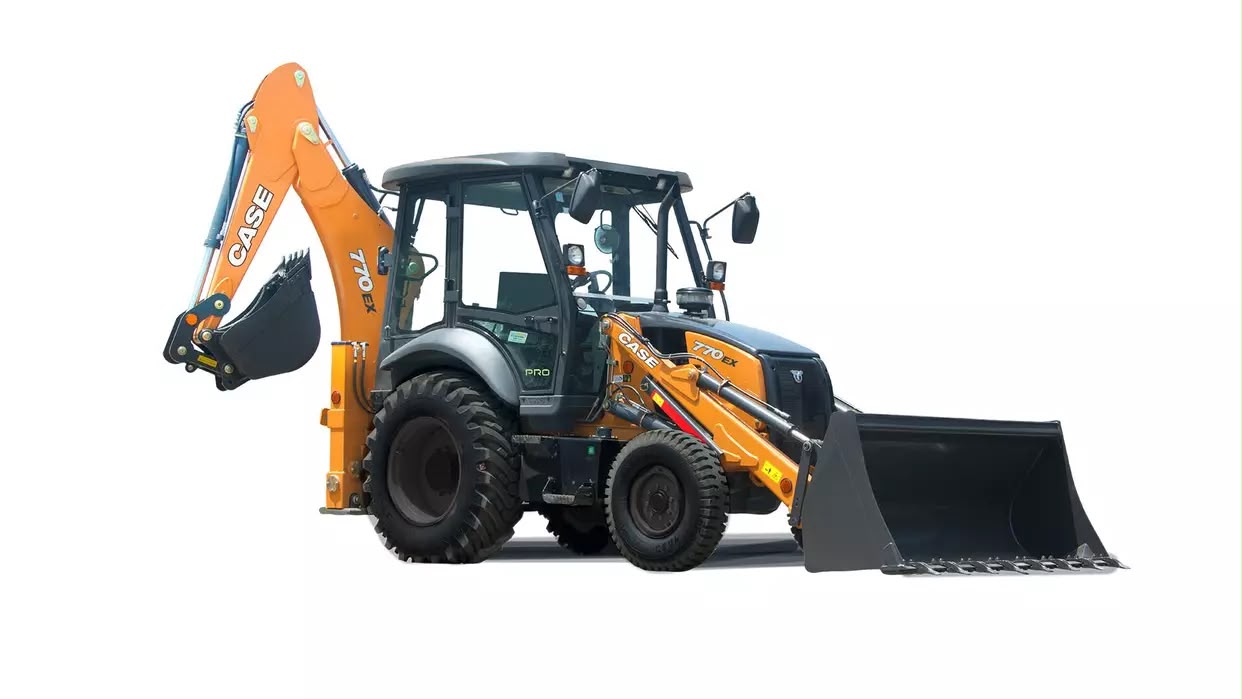 Case 770 backhoe loader