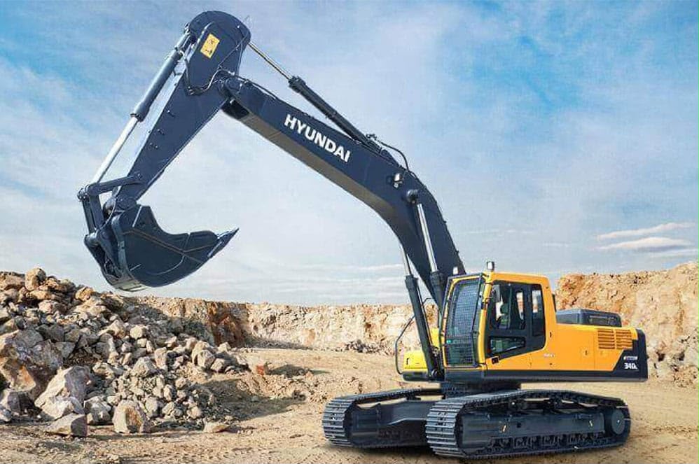 Hyundai R340L Smart excavator
